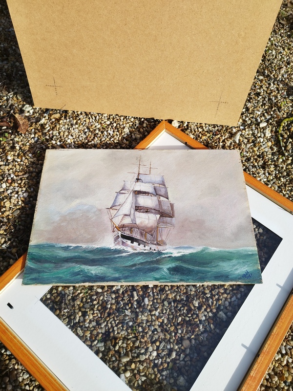 Oil on marine wood 1957