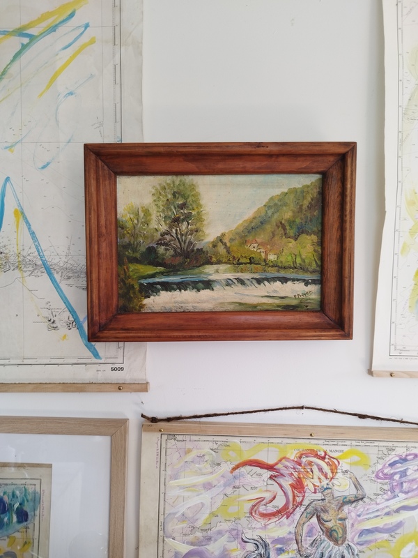 Oil on canvas 20th century 