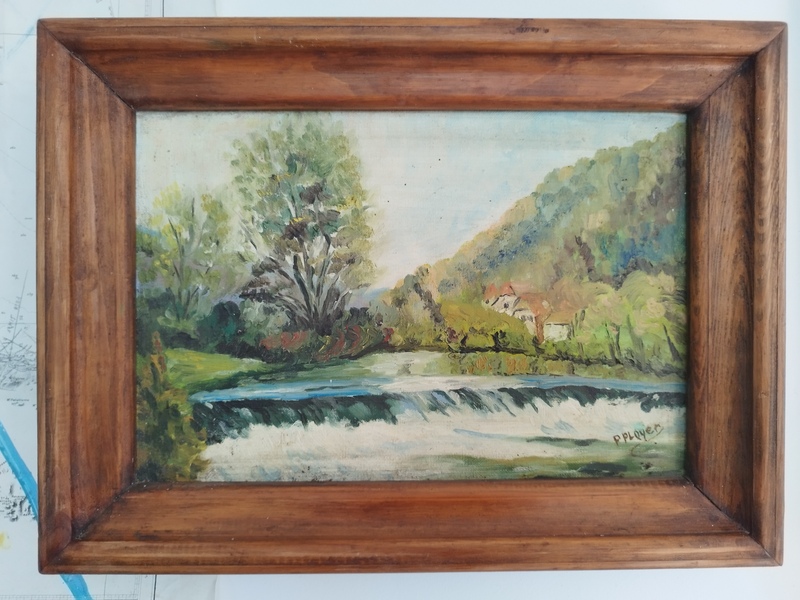 Oil on canvas 20th century 