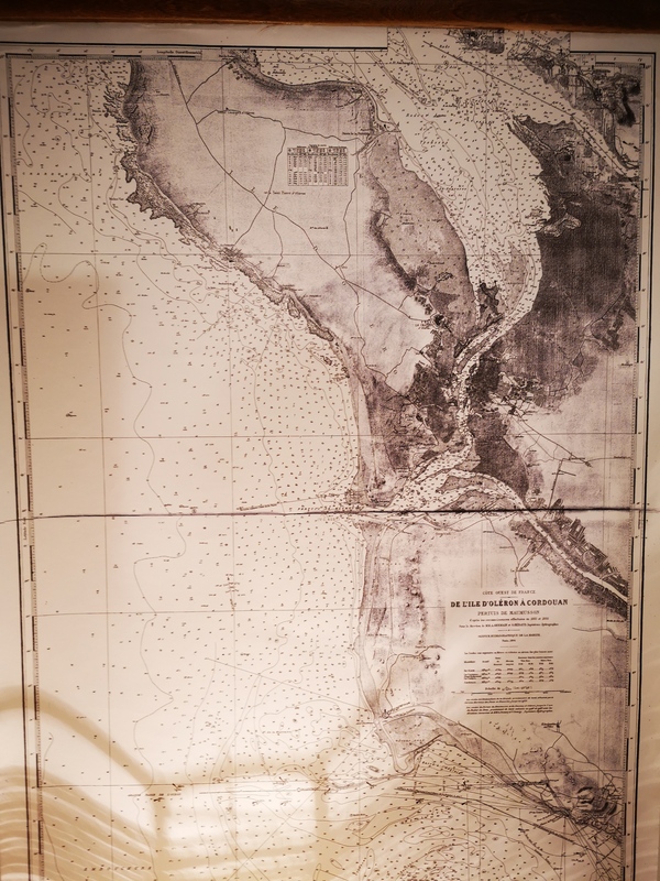 Carte marine Ile d'Oléron 