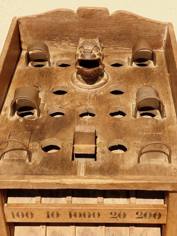 Set of the dog head frog and 4 tokens