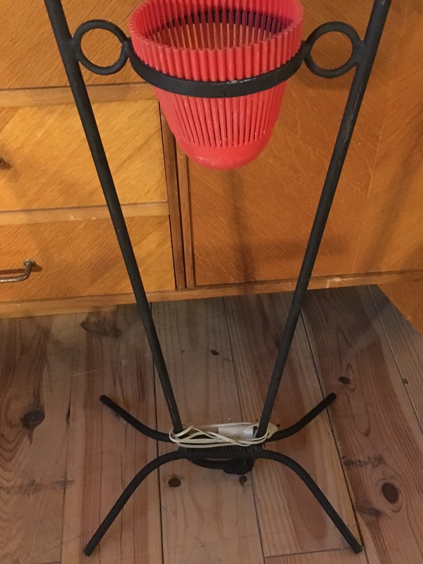 Floor lamp 50s pot holder
