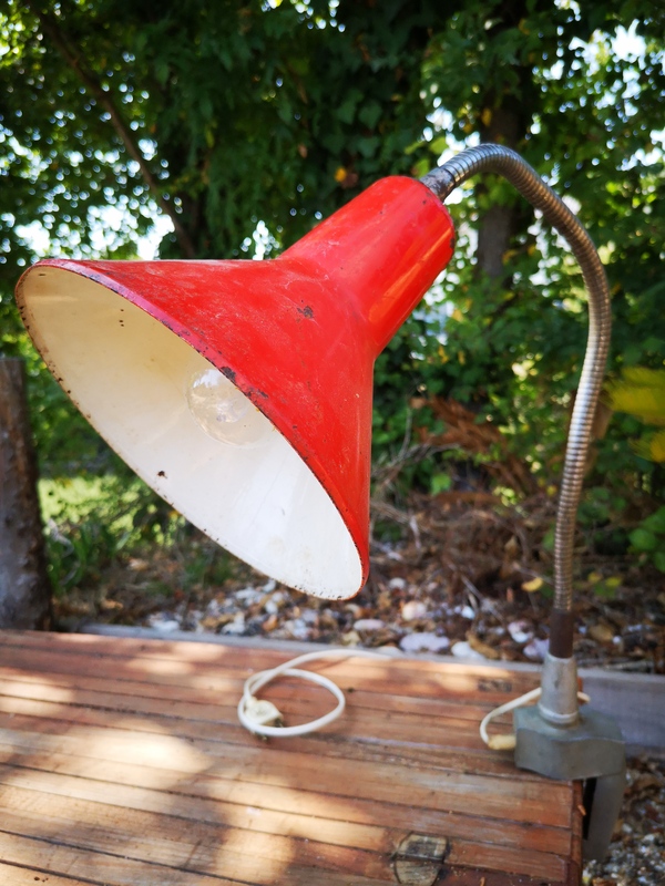 1950s workshop lamp