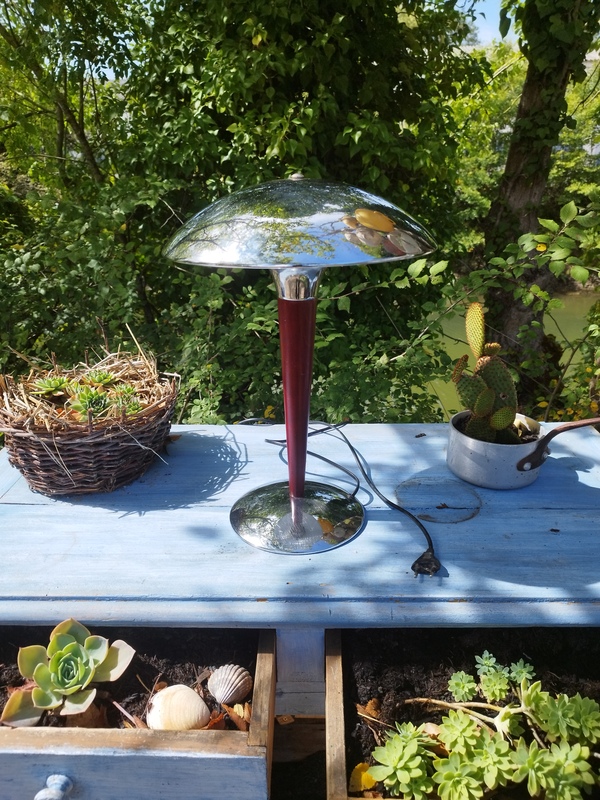 Atomic Age Mushroom Lamp 