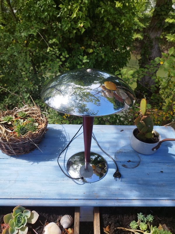 Atomic Age Mushroom Lamp 