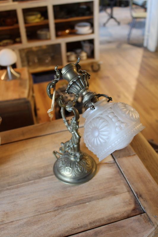 table lamp and wall light