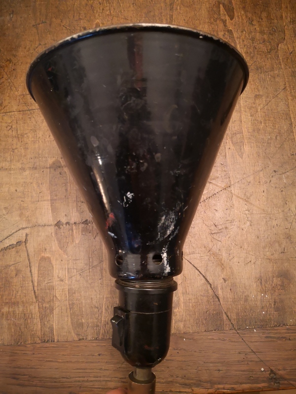 1950s workshop lamp