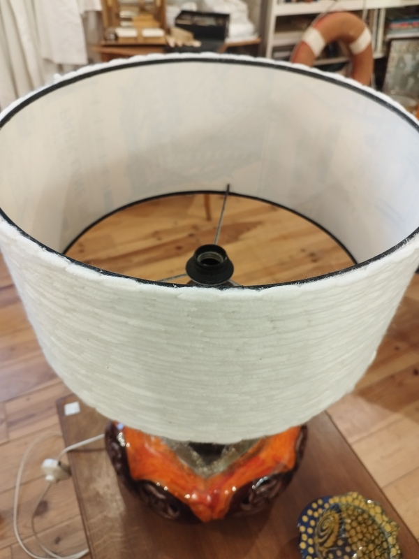 Vintage ceramic lamp 70s