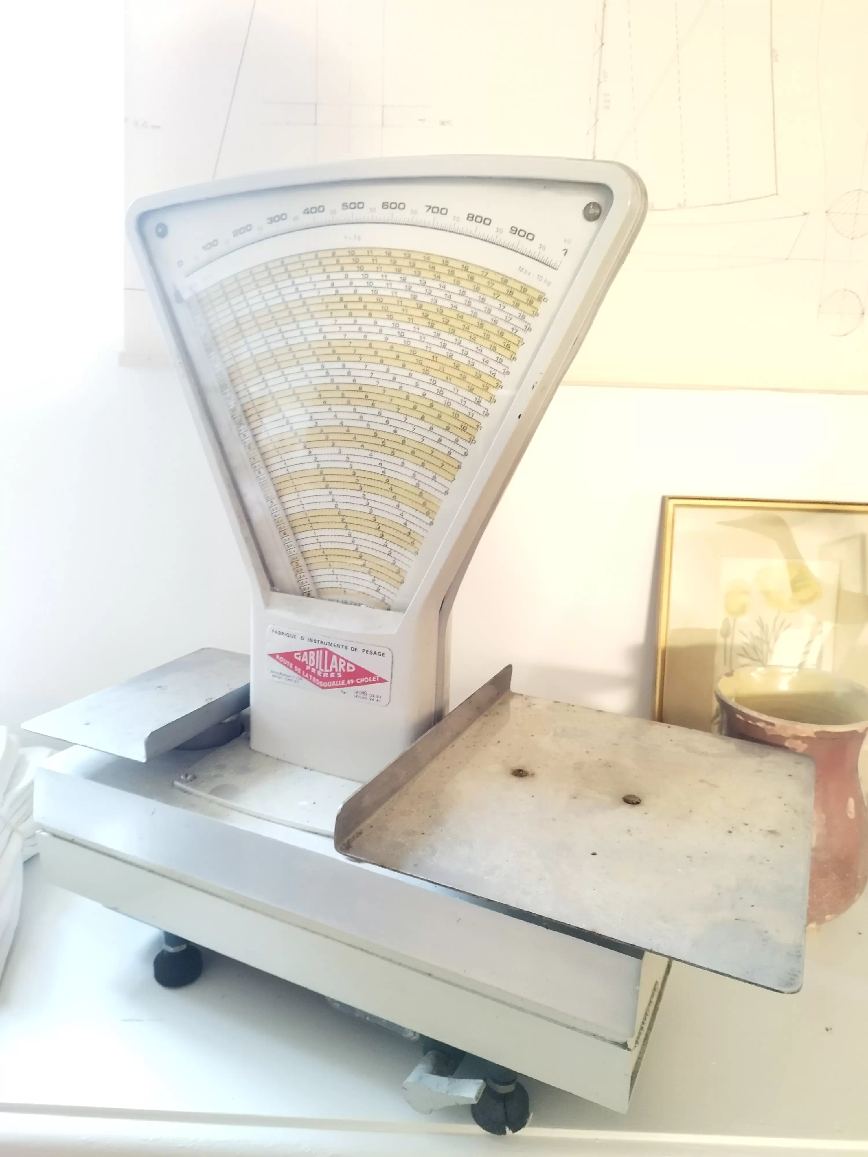 60s grocer's scale | Brikbroc, online flea market