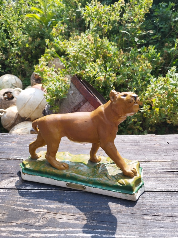 Lioness plaster Gaggini 20th century