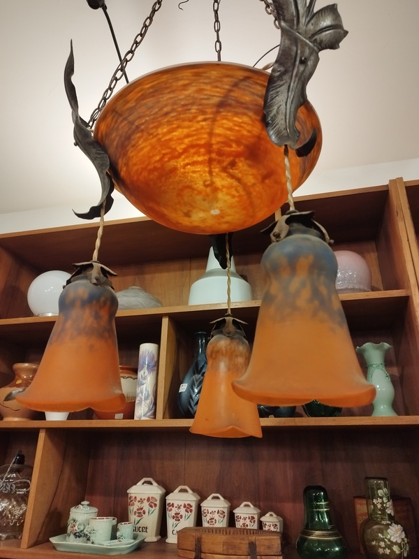 Lustre Lorrain pate de verre