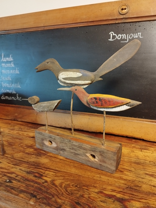 Wooden birds seaside decoration