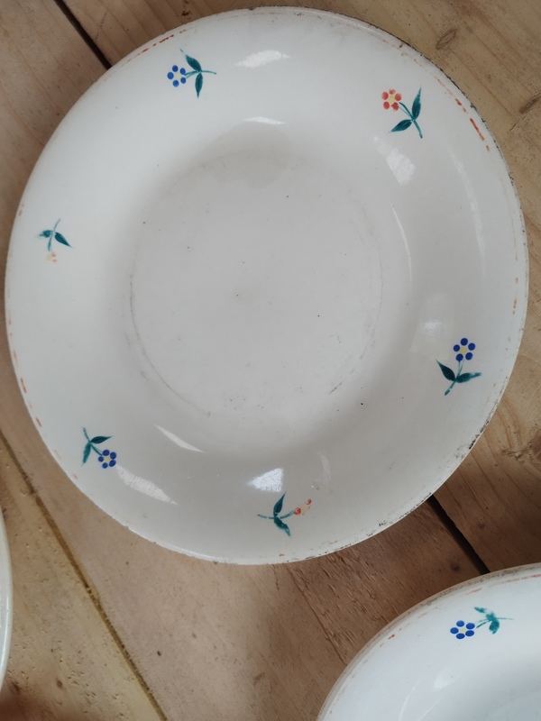 Lot of Moulin des Loups plates, 50s