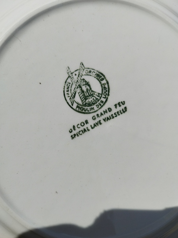 Set of Moulin des loups plates