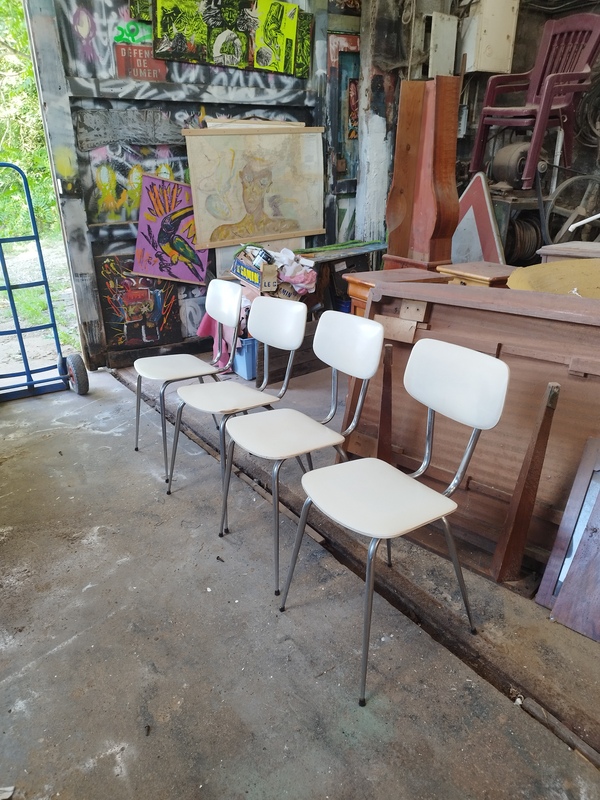 Set of 60s design chairs