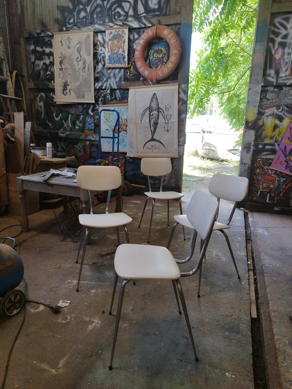 Set of 60s design chairs