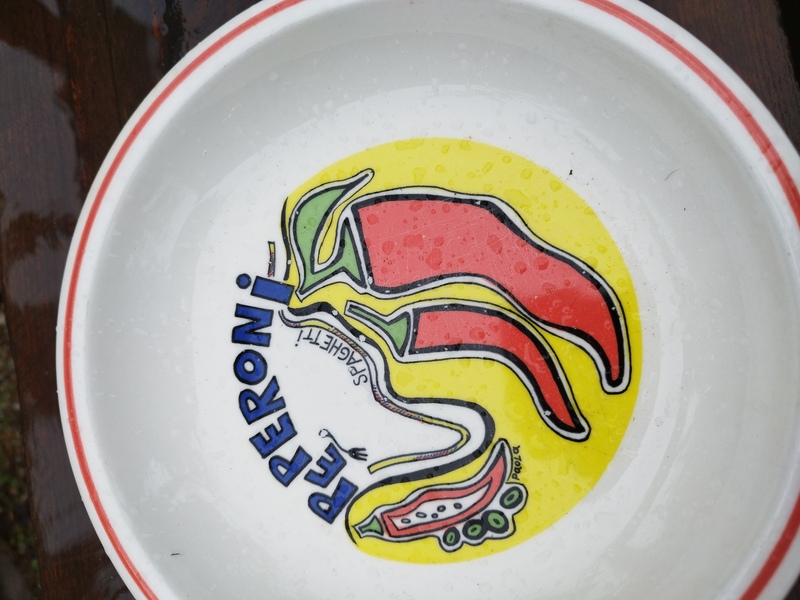 Set of eight vintage plates