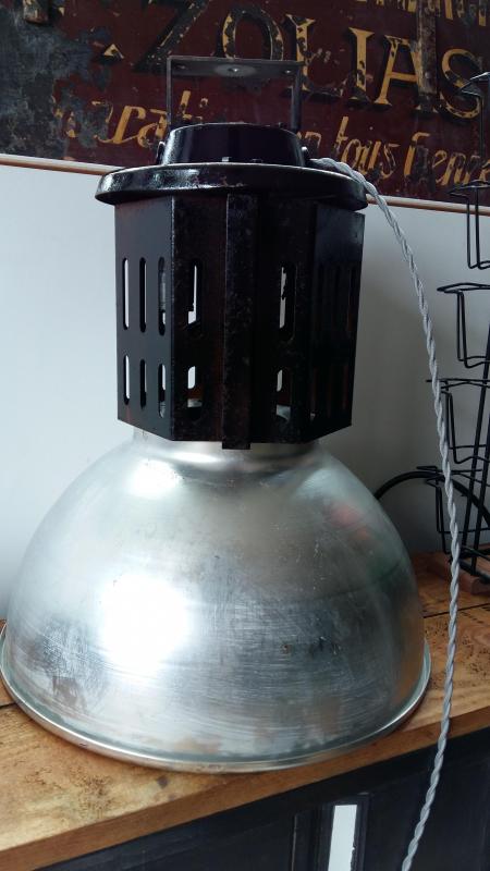 Lot of three factory lampshades