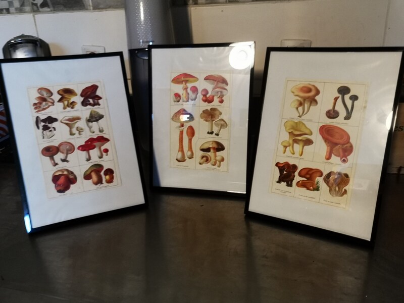 Lot of three vintage frames