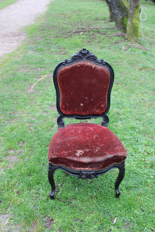 Fauteuil Louis XV 