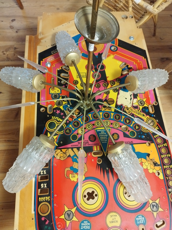 70s pendant chandelier 