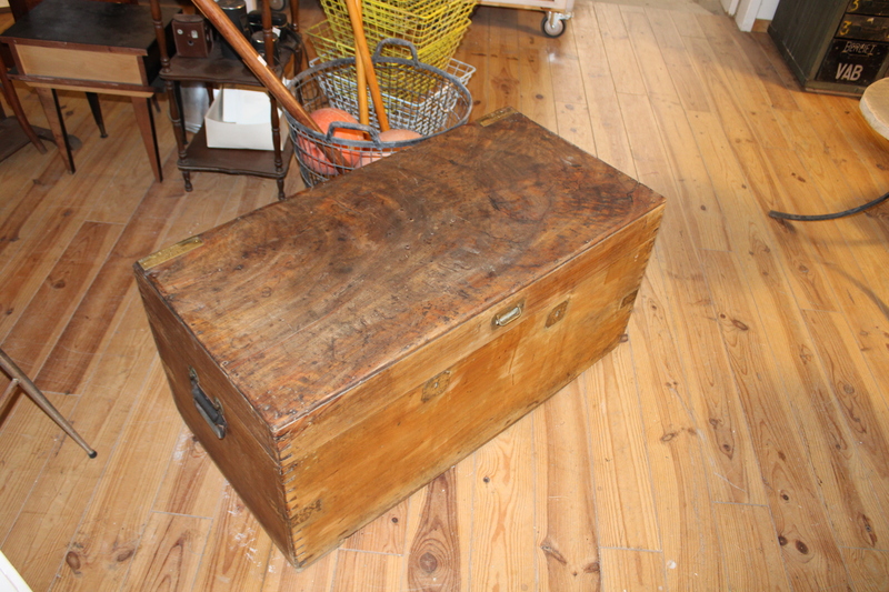 Rosewood officer's trunk 