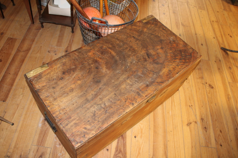 Rosewood officer's trunk 