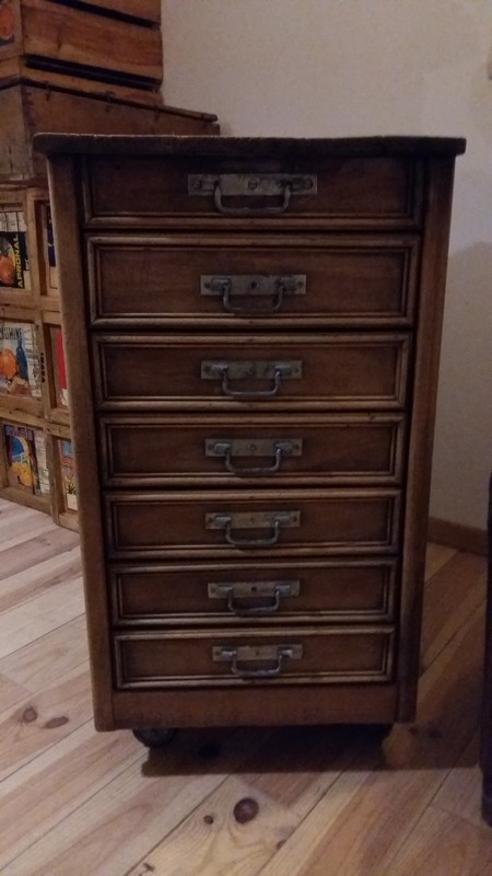 Wooden workshop trolley