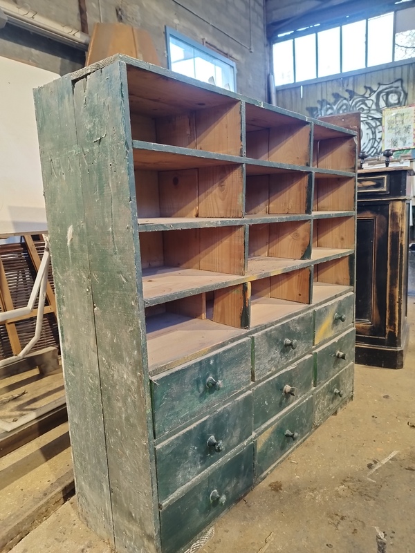 Craft cabinet with drawers