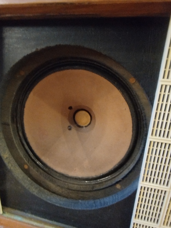 His Master's Voice Record Player Radio Cabinet from the 50s