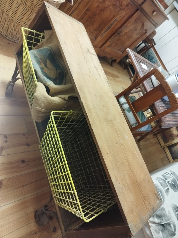 Upcycling recycled TV cabinet 