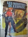 Affiche de cinéma 1967 les monstres de l'espace 
