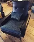 1970's skai armchair 