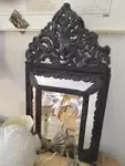 19th century beaded mirror 