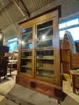 19th century walnut bookcase 