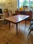 20th century design table with compass legs