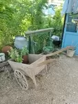 20th century milk cart