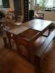 50s boarding school desk