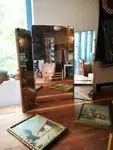 50s triptych mirror