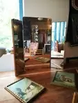 50s triptych mirror