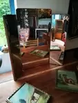 50s triptych mirror