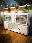 60s high buffet TV cabinet