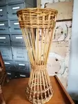 60s wicker pot holder