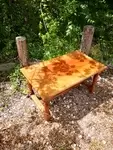 60s wooden coffee table