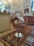 Applique eye ball 70's chrome