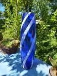 70s glass vase 
