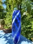 70s glass vase 