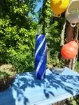 70s glass vase 