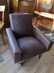 70s leatherette armchair