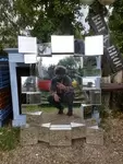 80s club bar mirror